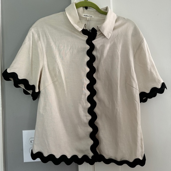 Boutique Main Strip Ric Rac Trip Short Set Small NWT - Picture 3 of 10